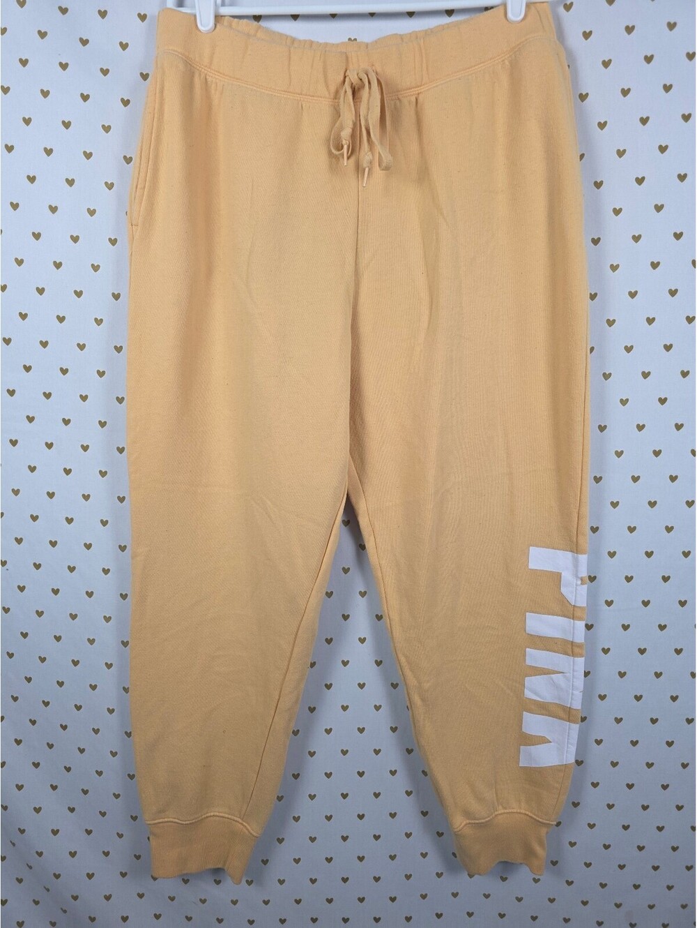 Victorias Secret PINK Sweatpants Logo sweats Joggers XL